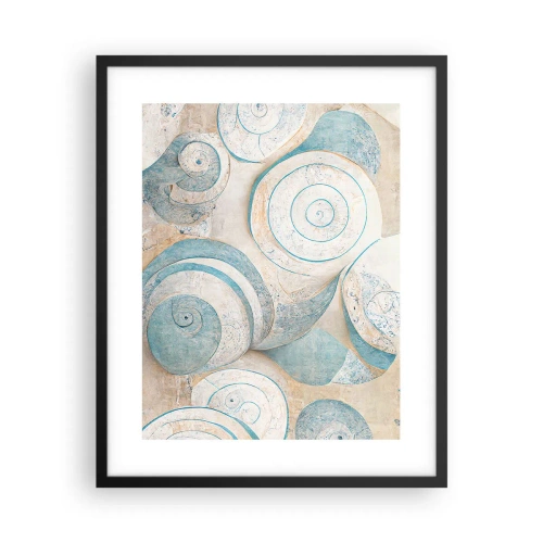 Pôster com moldura preta - O que há dentro da casca? - 40x50 cm