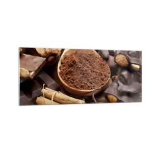 Quadro em vidro - O melhor para as tristezas - 100x40 cm