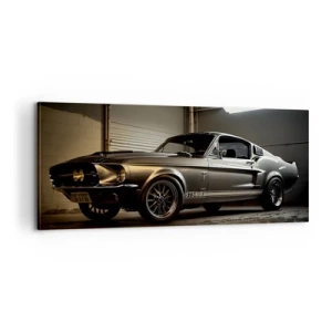 Quadro em tela - De volta ao passado - 100x40 cm