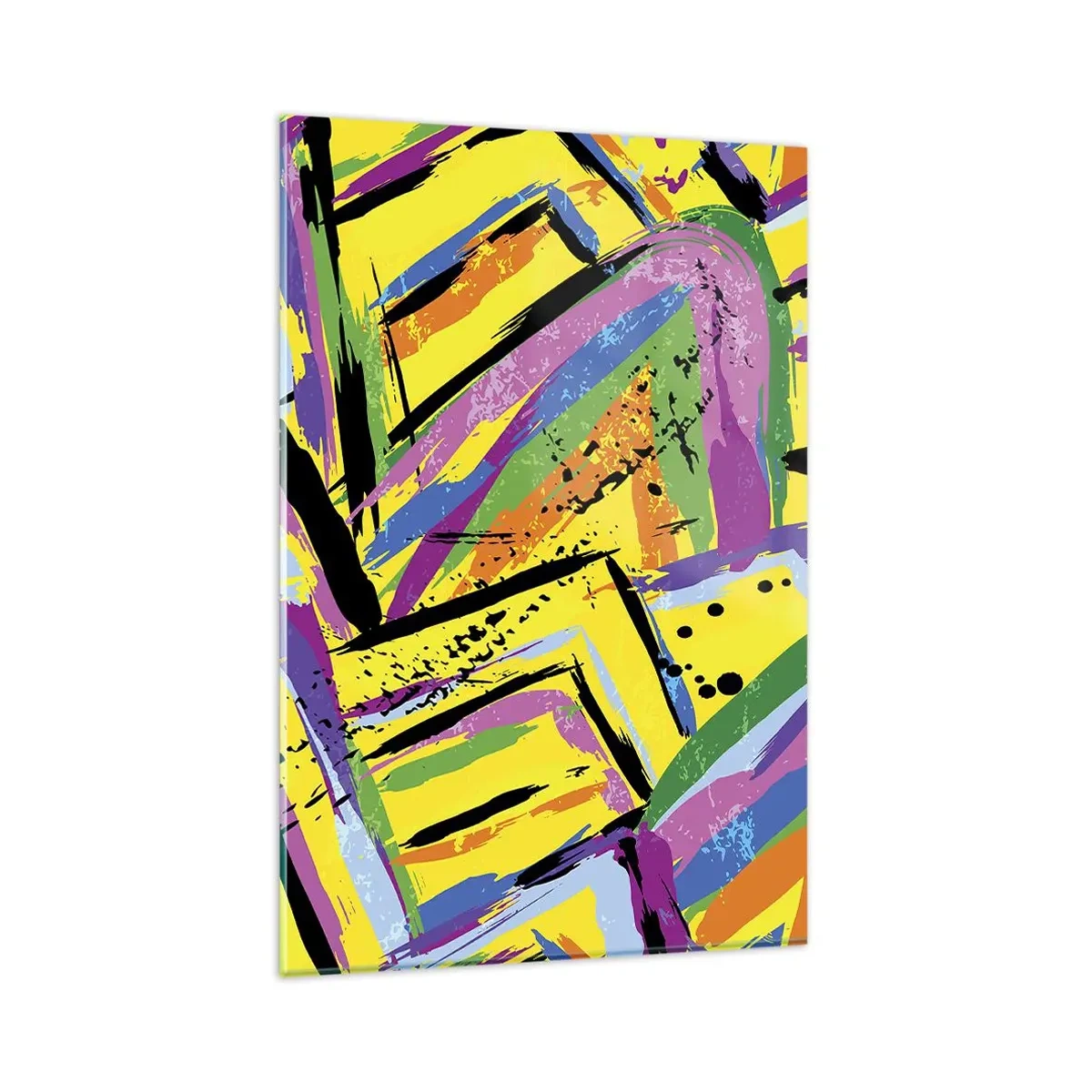 Quadro em vidro - Grito de alegria - 80x120 cm