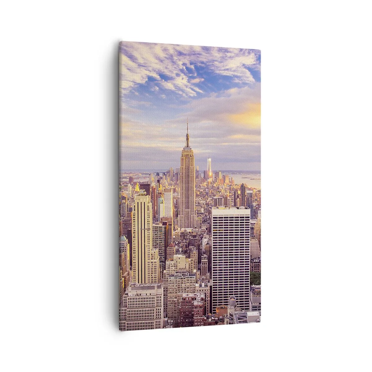 Quadro em tela - Alcançar as nuvens - 55x100 cm