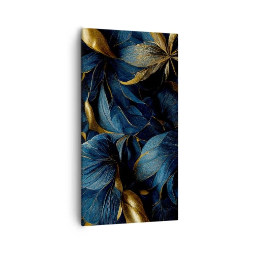 Quadro em tela - Forrado com ouro - 55x100 cm