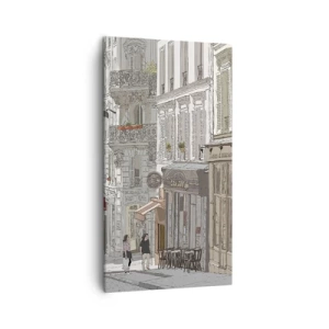 Quadro em tela - Alegrias urbanas - 45x80 cm