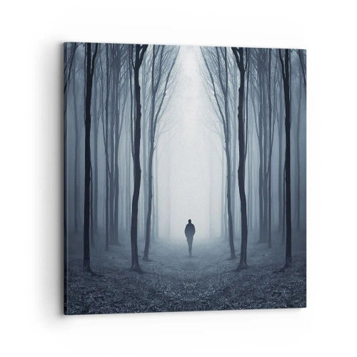 Quadro em tela - Tudo simples e claro - 70x70 cm