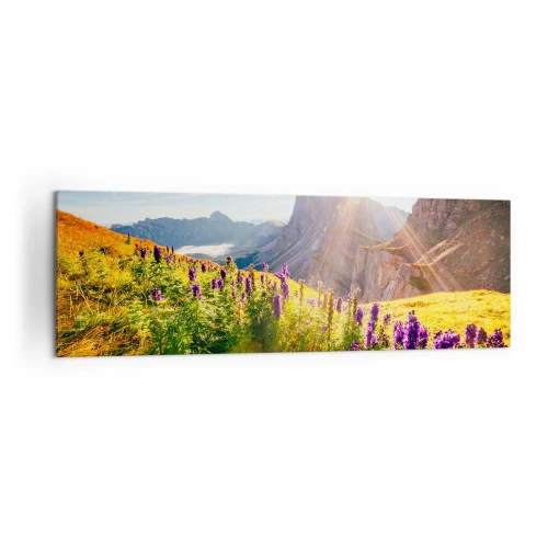Quadro em tela - A vida secreta das ervas - 160x50 cm