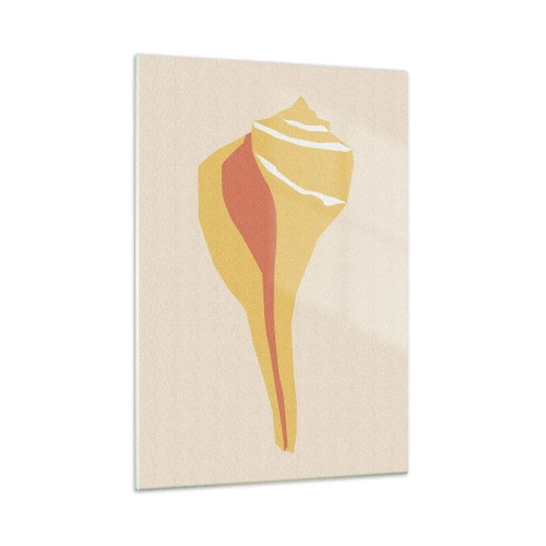 Quadro em vidro - Abstração orgânica – crescimento - 50x70 cm