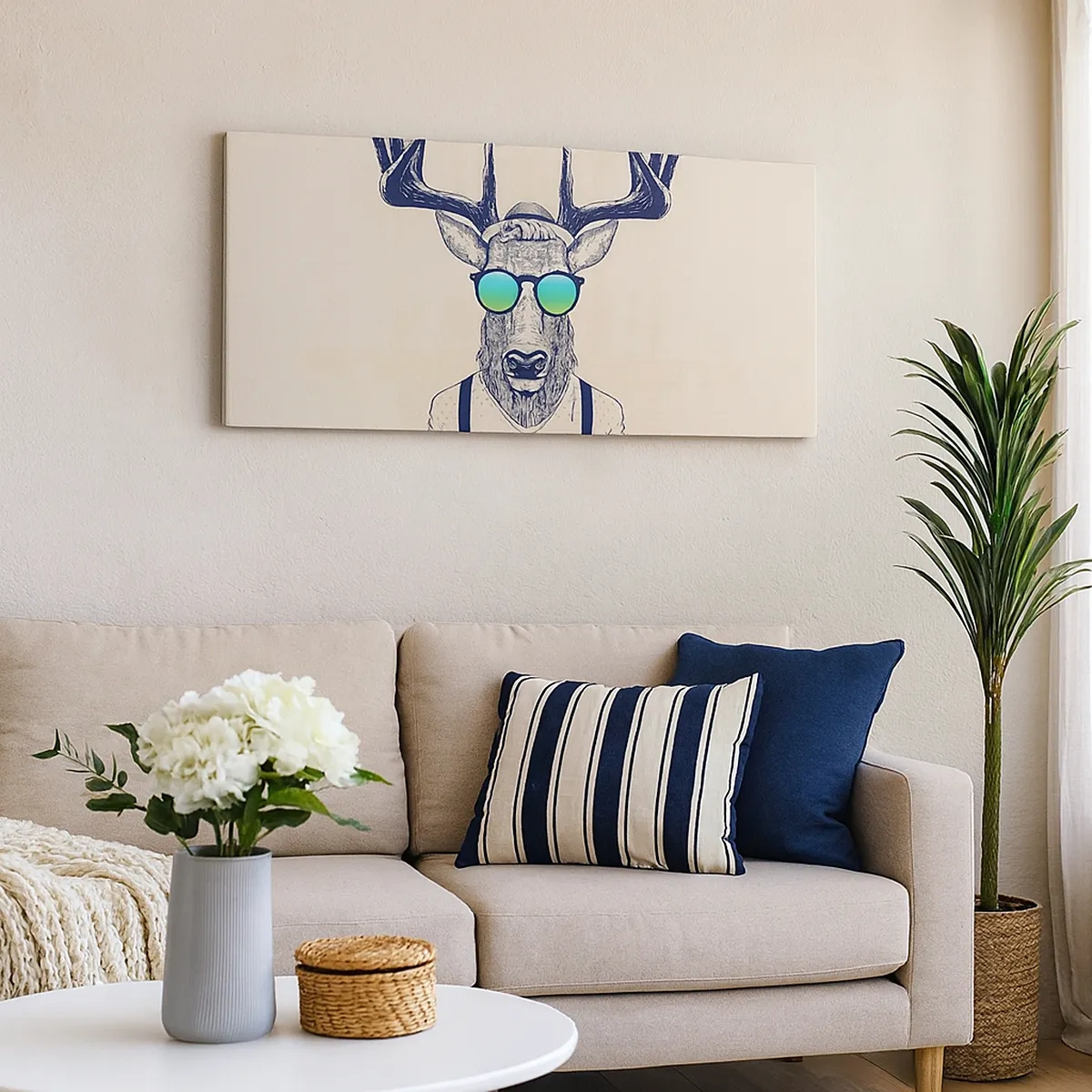 Quadro em tela - E quem esperavas? - 30x30 cm