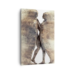 Quadro em tela - Do pó vieram para amar - 80x120 cm