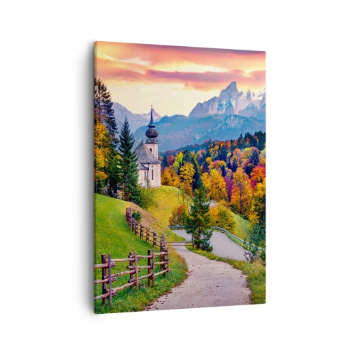 Quadro em tela - Paisagem como uma pintura - 50x70 cm