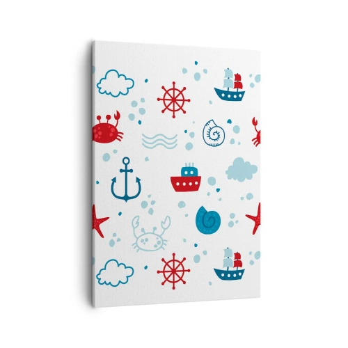 Quadro em tela - Conto de fadas do mar - 50x70 cm