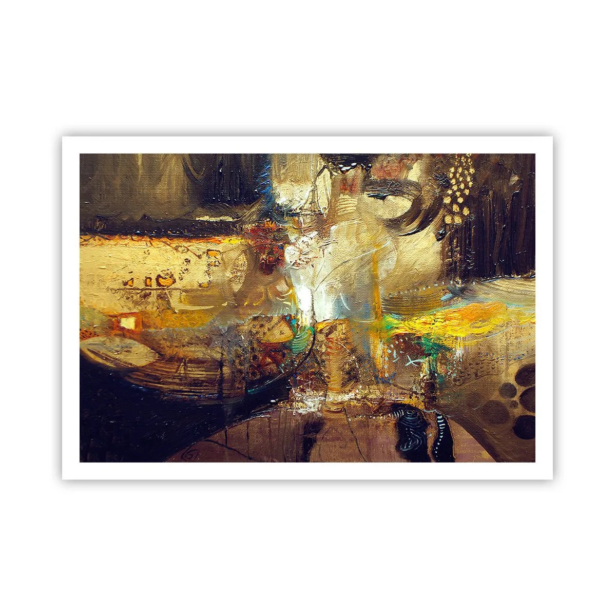 Pôster - Frio, mais quente, quente - 100x70 cm