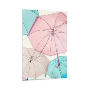 Quadro em vidro - Às vezes sol, às vezes chuva - 50x70 cm