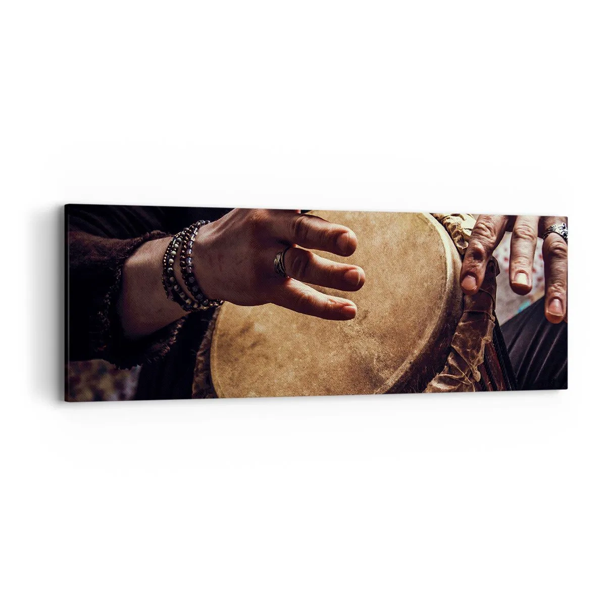 Quadro em tela - No ritmo do coração - 90x30 cm