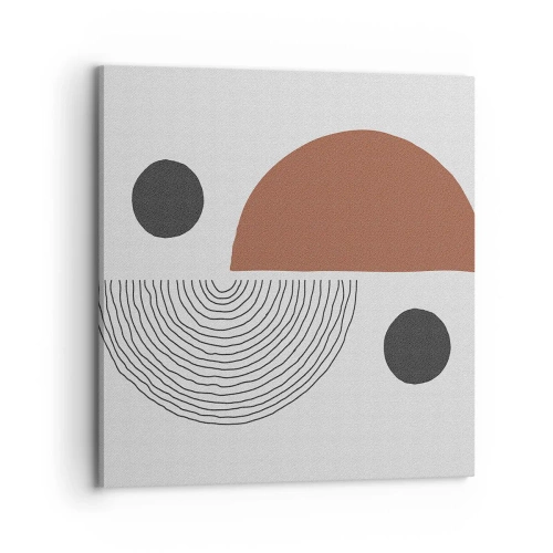 Quadro em tela - Perfeição das rodas - 70x70 cm