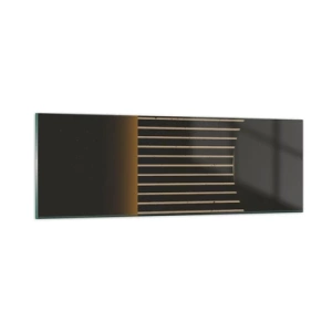 Quadro em vidro - Explorar a escuridão - 90x30 cm