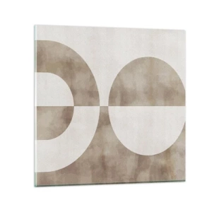 Quadro em vidro - Semelhanças e diferenças - 60x60 cm