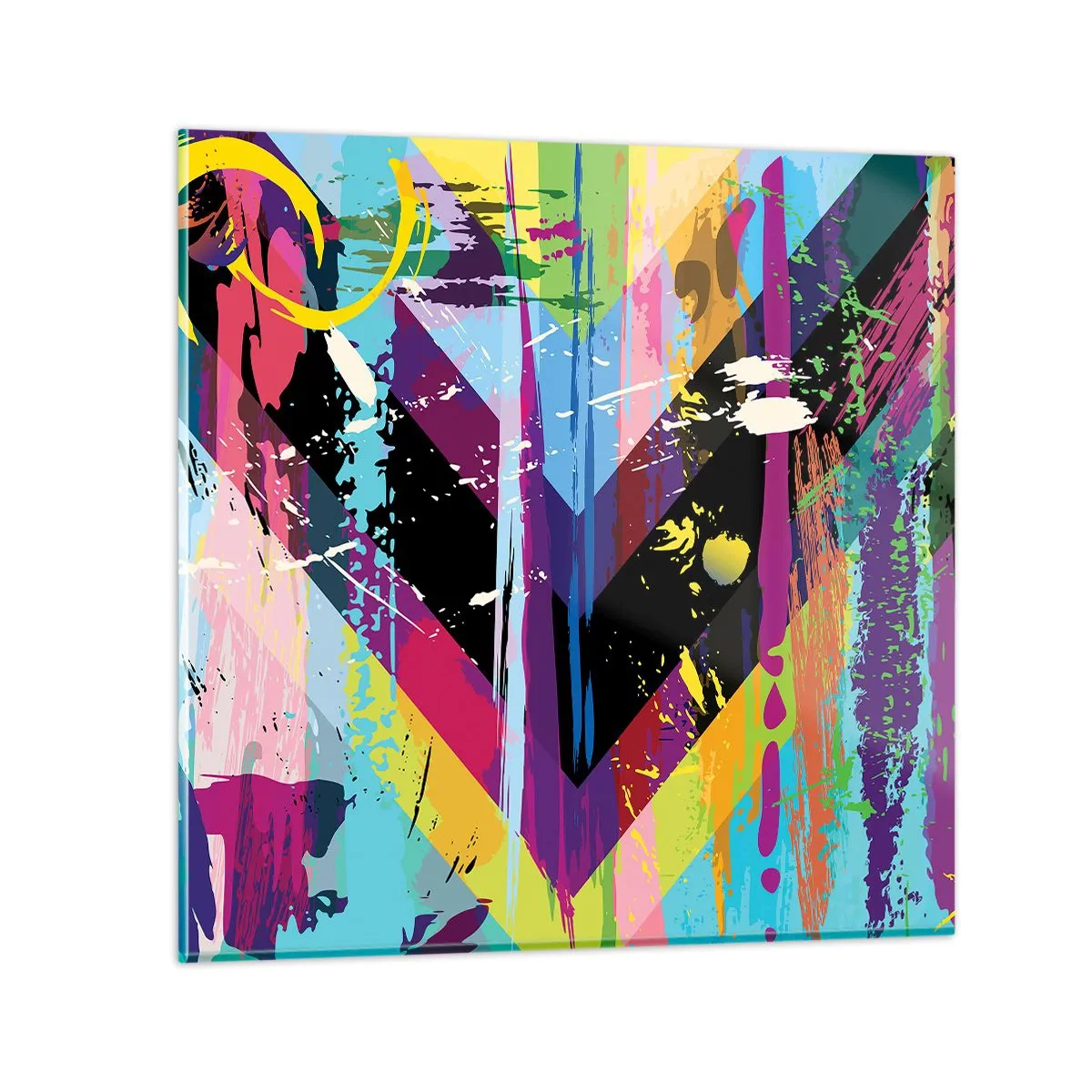 Quadro em vidro - De cima para baixo - 60x60 cm