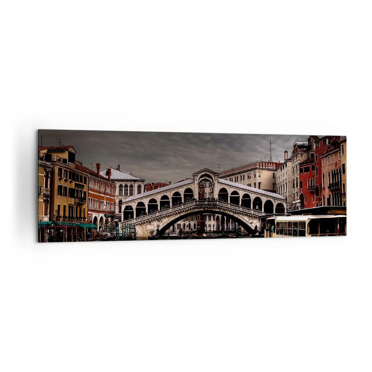 Quadro em tela - A promessa de uma noite em Veneza - 160x50 cm