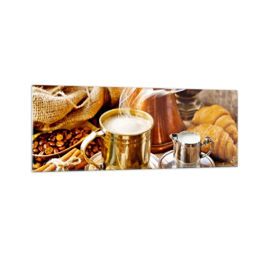 Quadro em vidro - Bons dias! - 140x50 cm