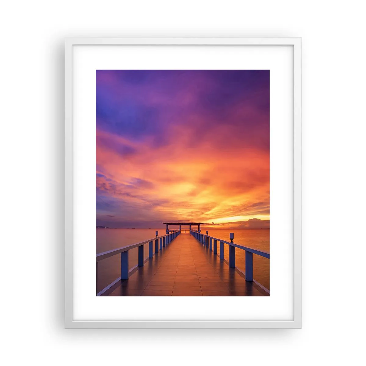 Pôster em moldura branca - Sem fim - 40x50 cm