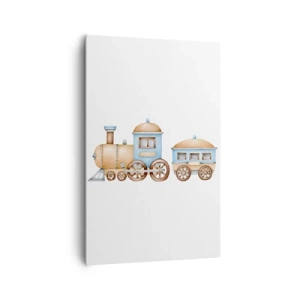 Quadro em tela - Parado na estação... - 80x120 cm