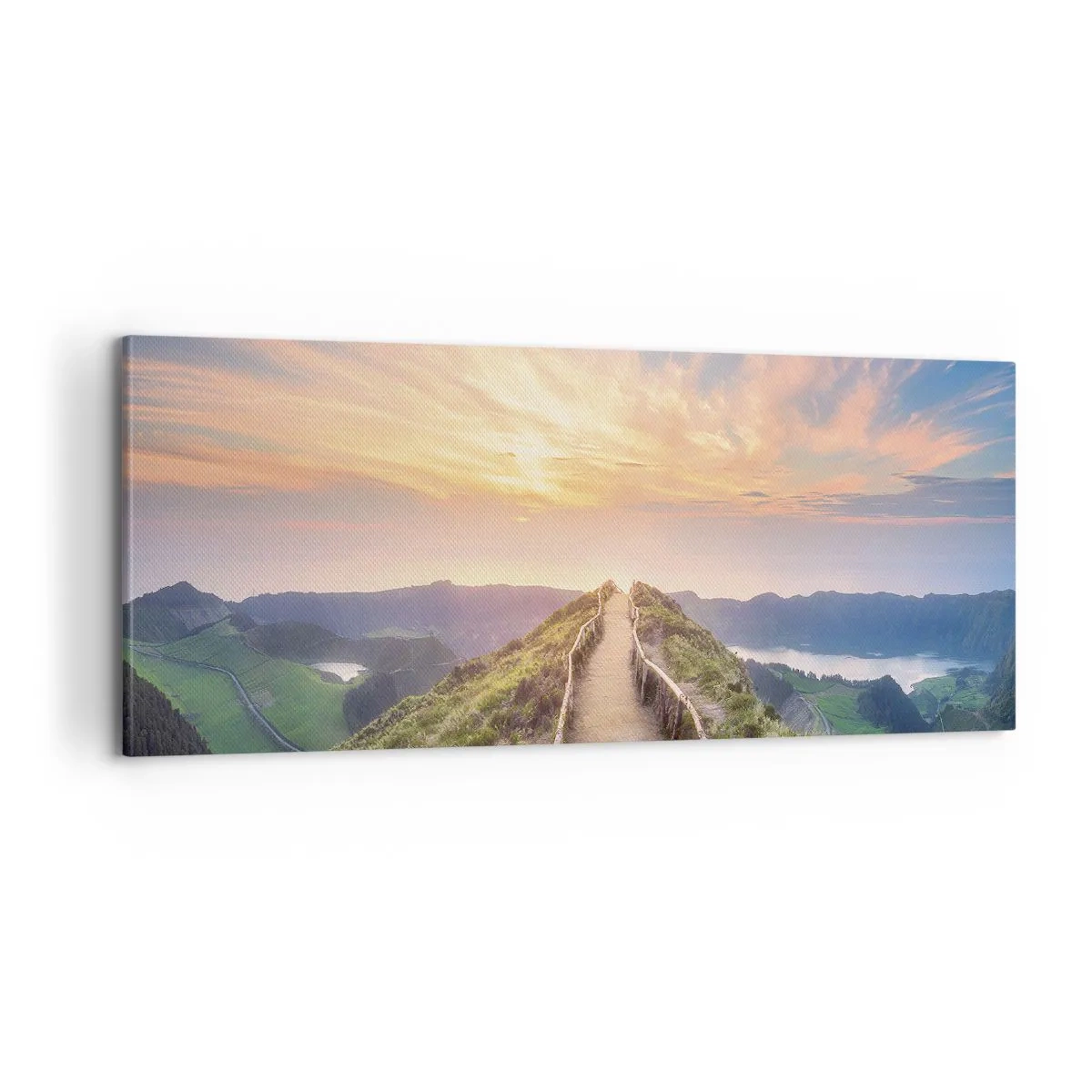 Quadro em tela - Perto do céu - 100x40 cm