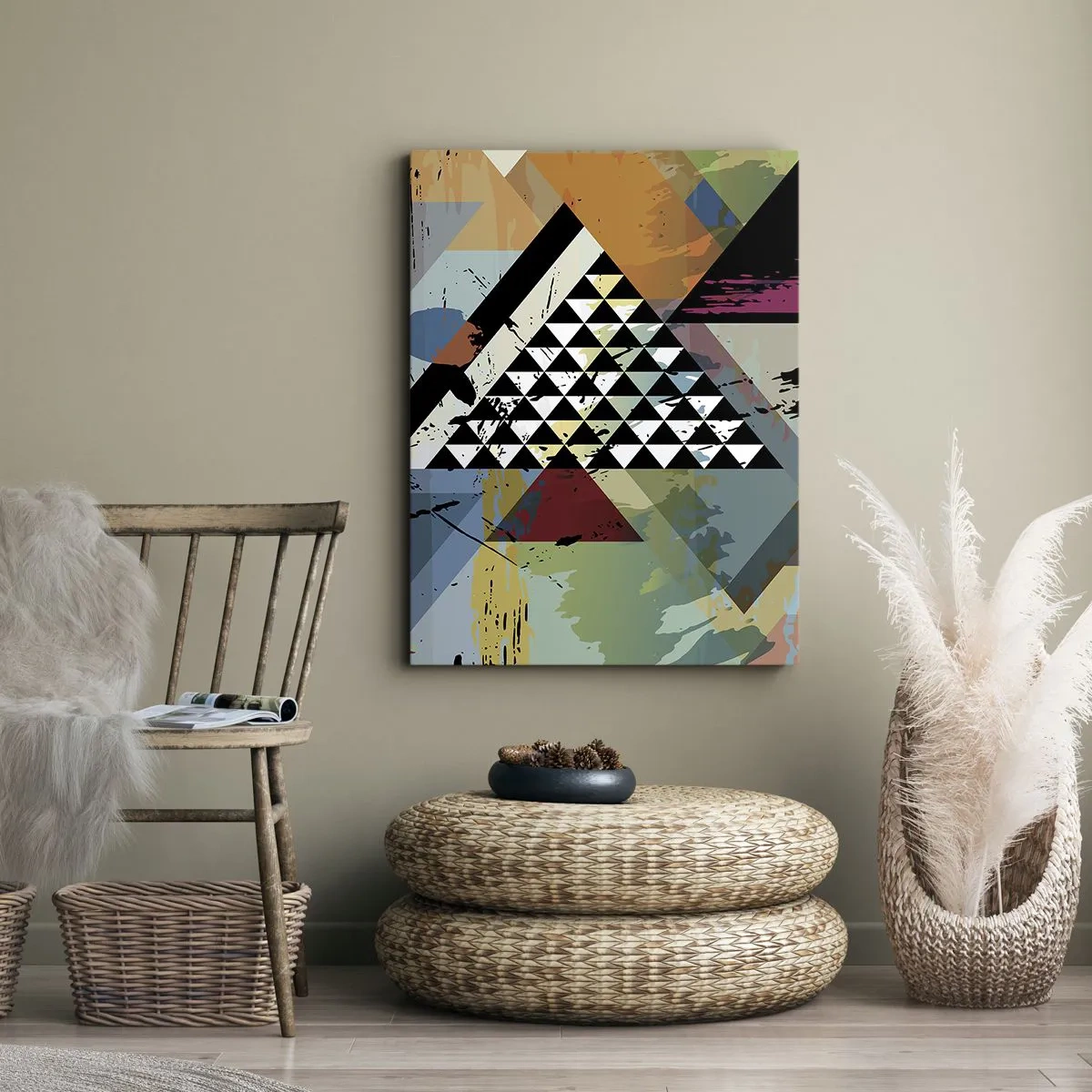 Quadro em tela - Como é simples - 45x80 cm