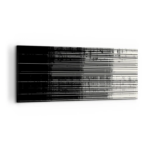 Quadro em tela - Ondas e vibrações - 120x50 cm