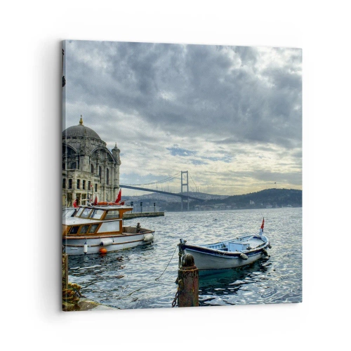 Quadro em tela - Na fronteira dos mundos - 60x60 cm