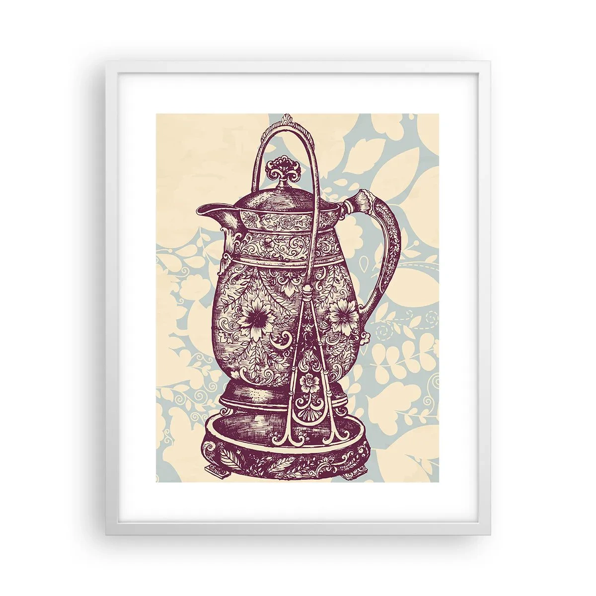 Pôster em moldura branca - A beleza da vida cotidiana - 40x50 cm