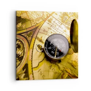 Quadro em tela - Que tal ao fim do mundo? - 70x70 cm