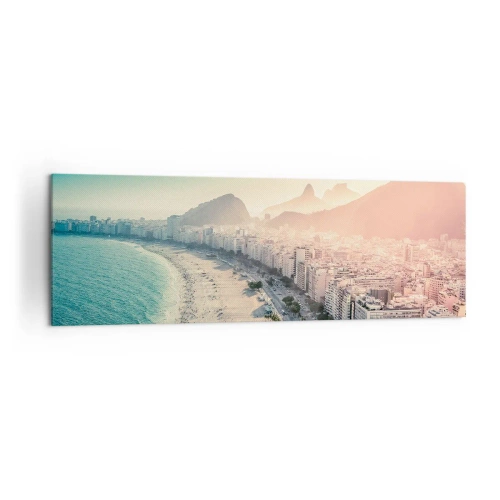 Quadro em tela - Férias eternas no Rio - 160x50 cm