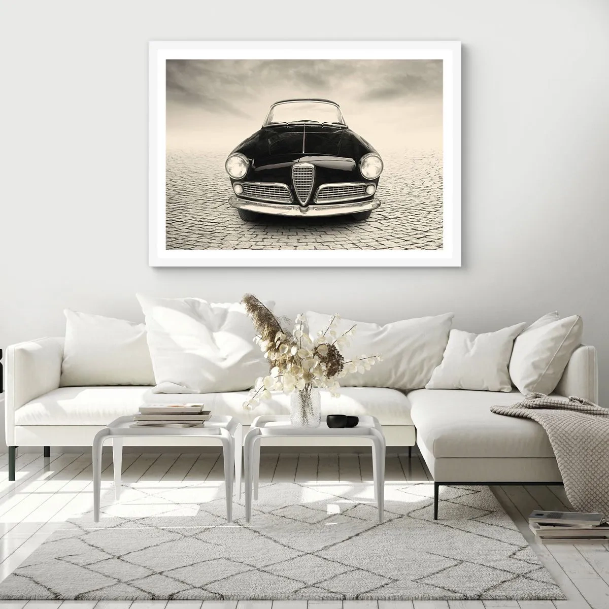 Pôster em moldura branca - E como não me amar? - 100x70 cm