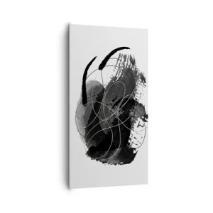 Quadro em tela - Emergido do preto - 65x120 cm