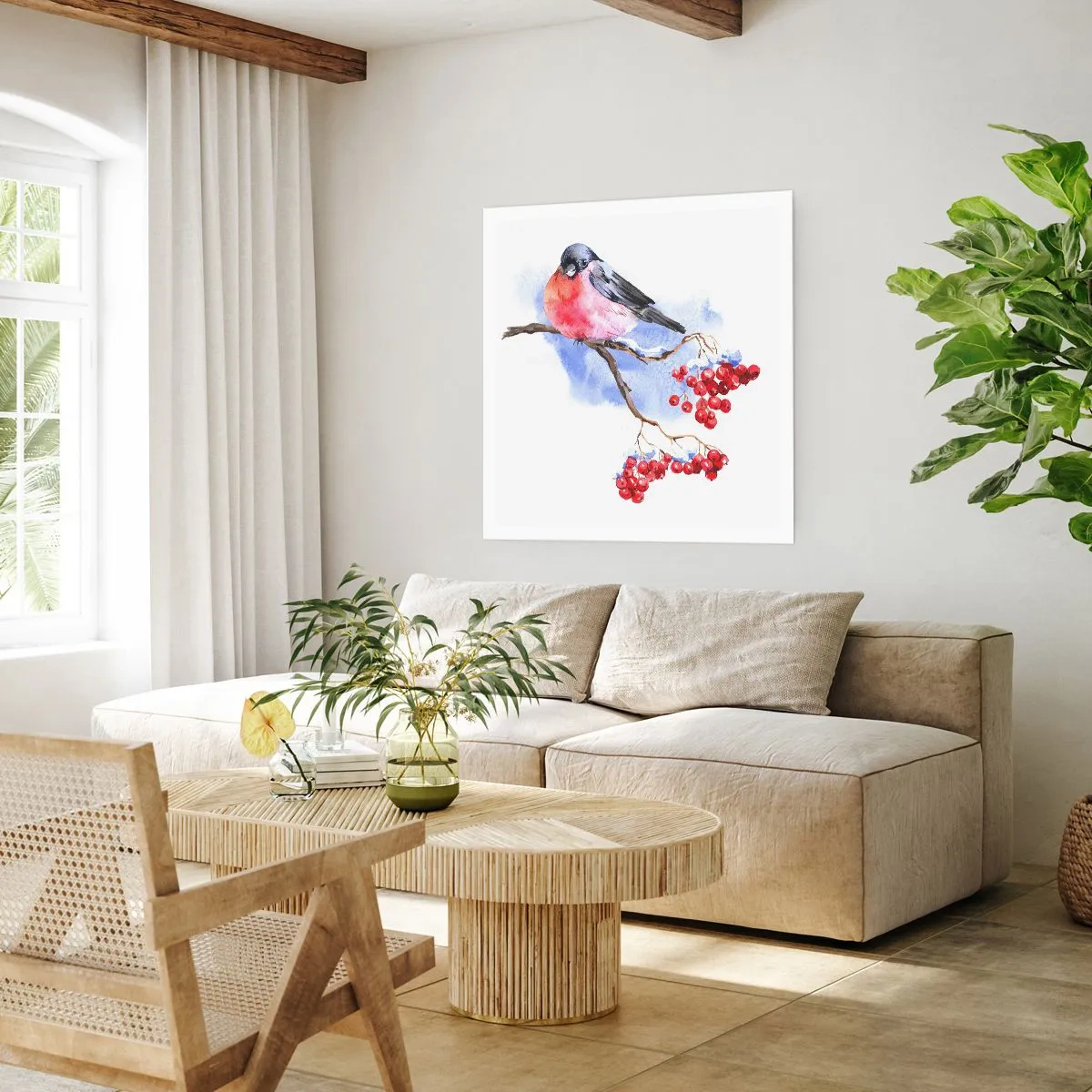 Pôster - Inverno a cores - 50x50 cm