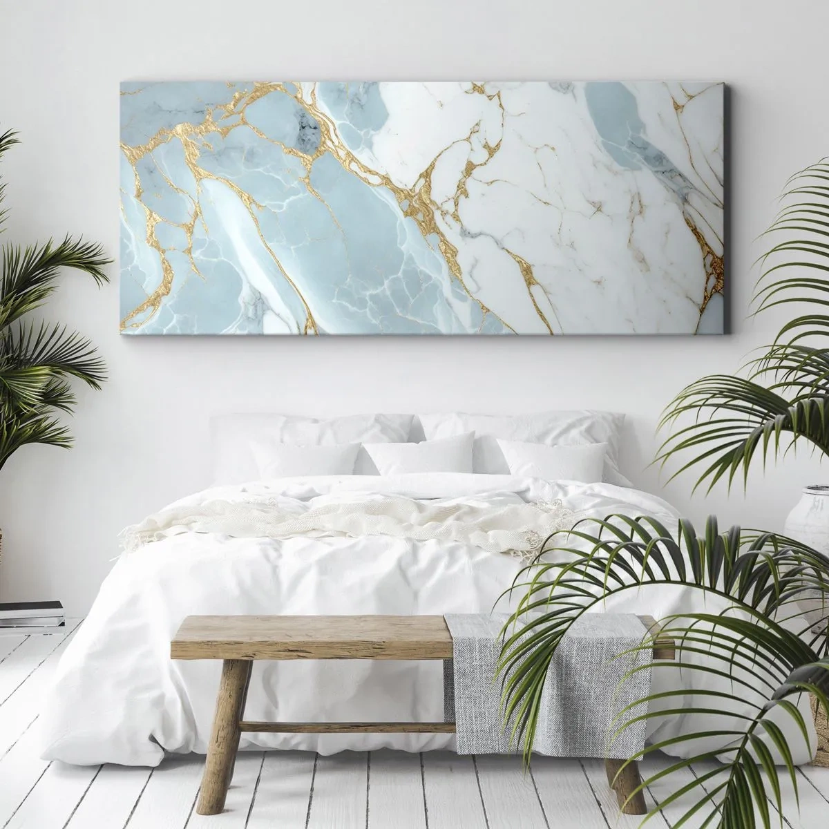 Quadro em tela - Riqueza de pedra - 140x50 cm