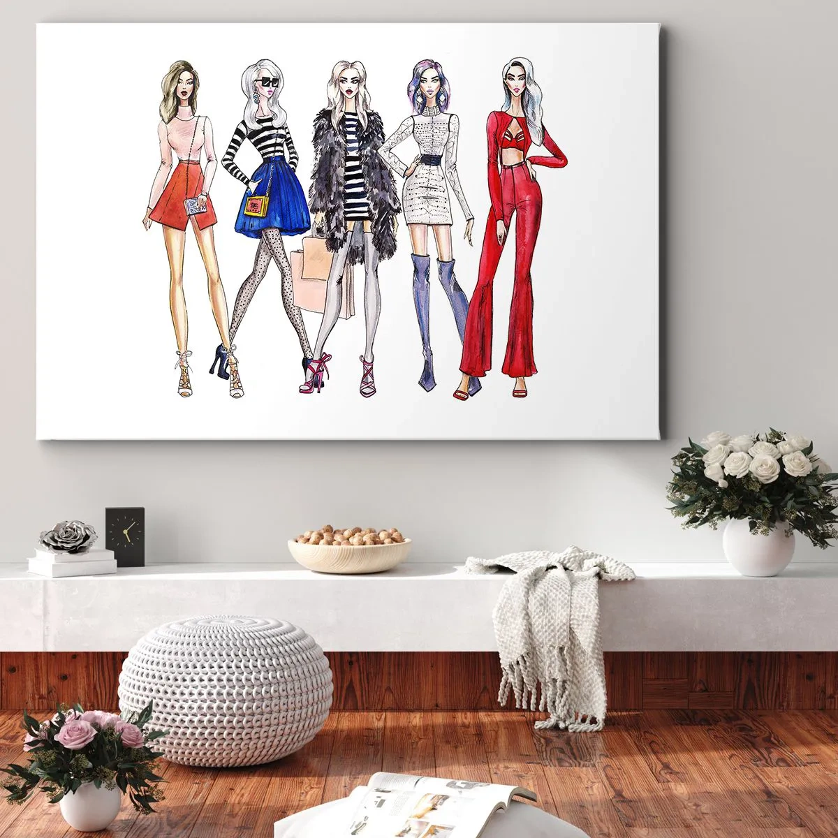 Quadro em tela - Every week Fashion Week - 120x80 cm