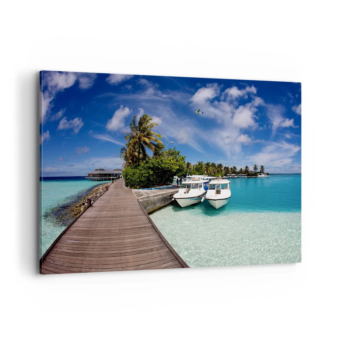 Quadro em tela - No entanto, o paraíso existe - 120x80 cm
