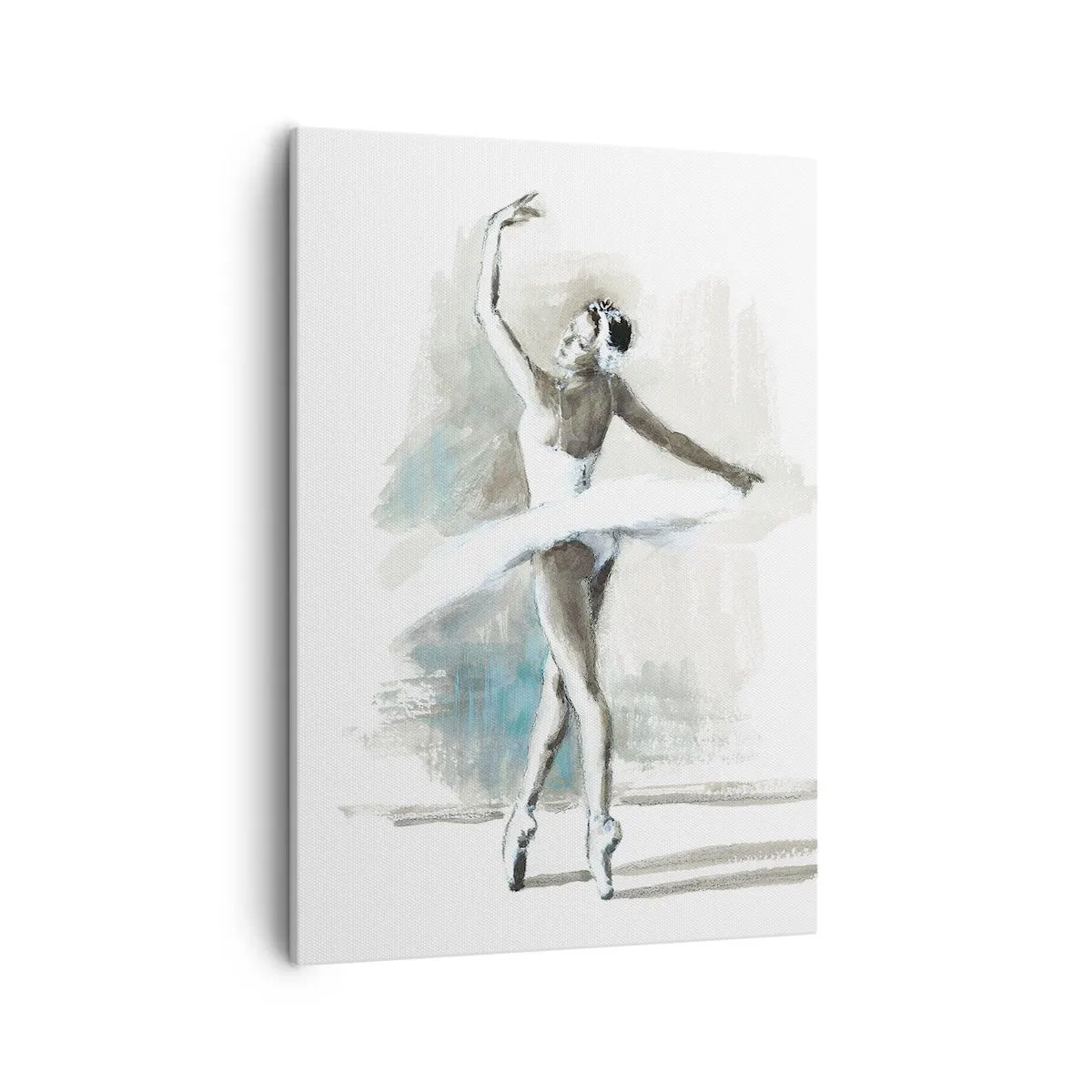 Quadro em tela - Encantada num cisne - 50x70 cm