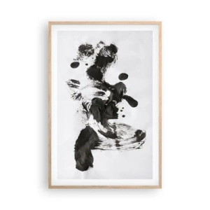 Pôster com moldura de carvalho claro - Existe um método para a loucura? - 61x91 cm