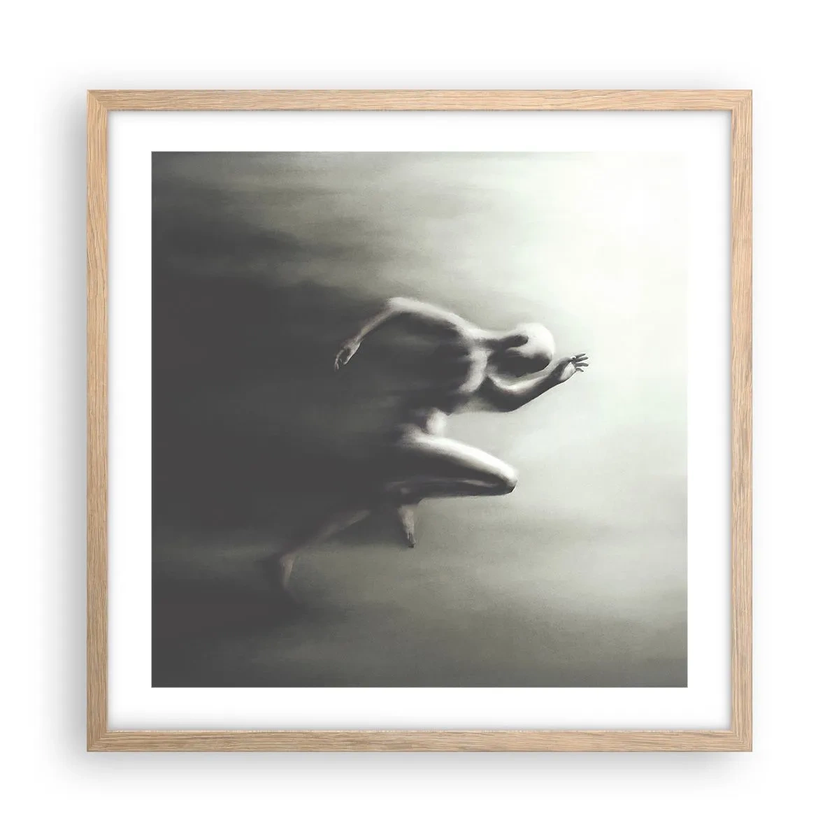 Pôster com moldura de carvalho claro - Irresistível - 50x50 cm