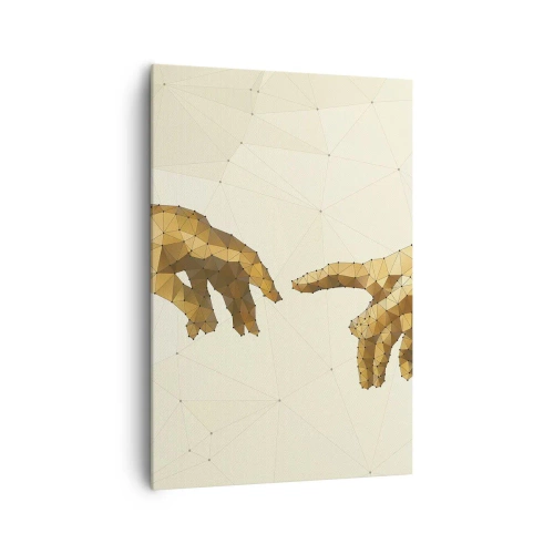 Quadro em tela - Geometria divina - 70x100 cm