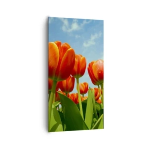 Quadro em tela - Além do céu azul, nada mais é necessário na vida - 65x120 cm