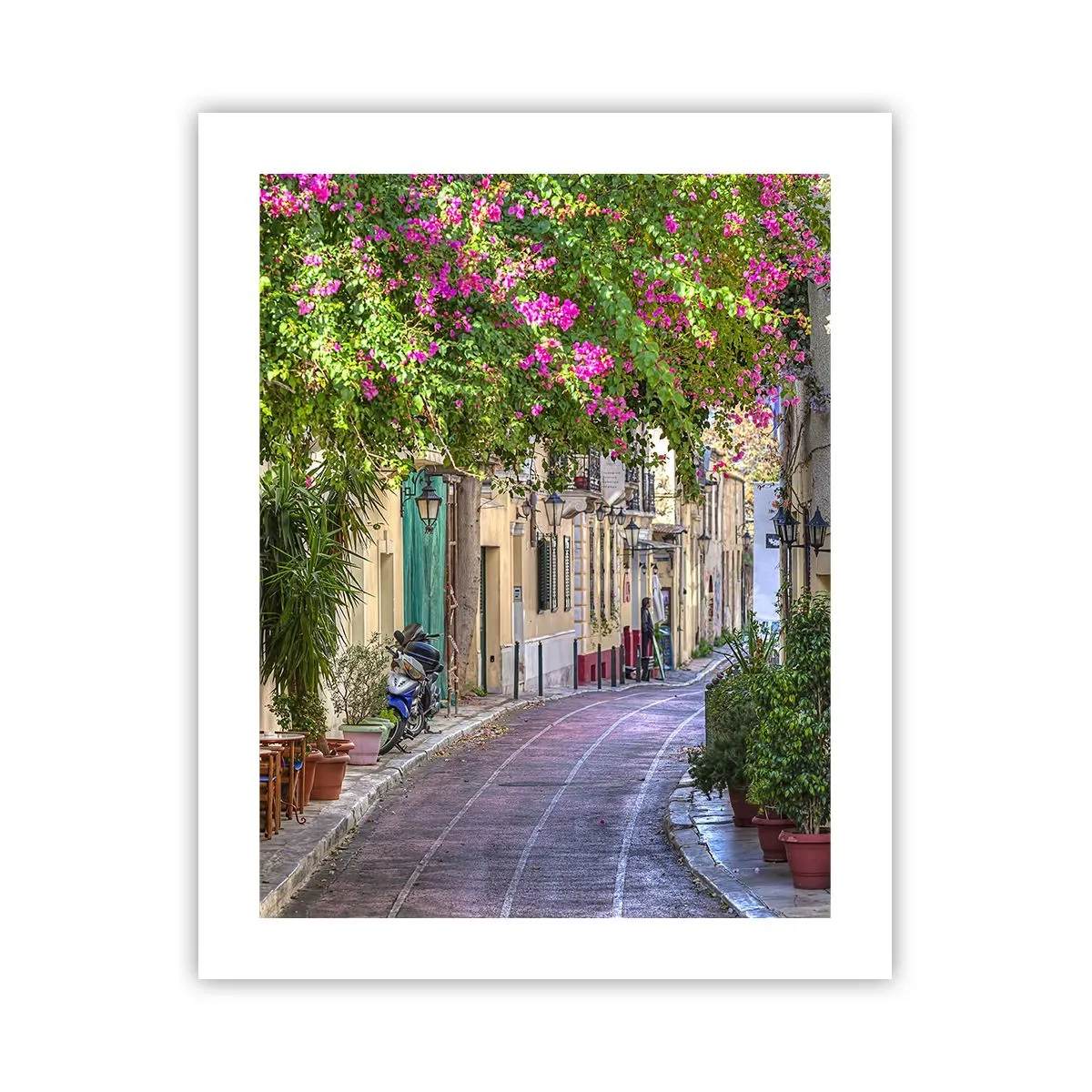 Pôster - Beco florido - 40x50 cm