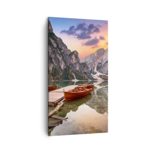 Quadro em tela - A promessa do dia - 45x80 cm