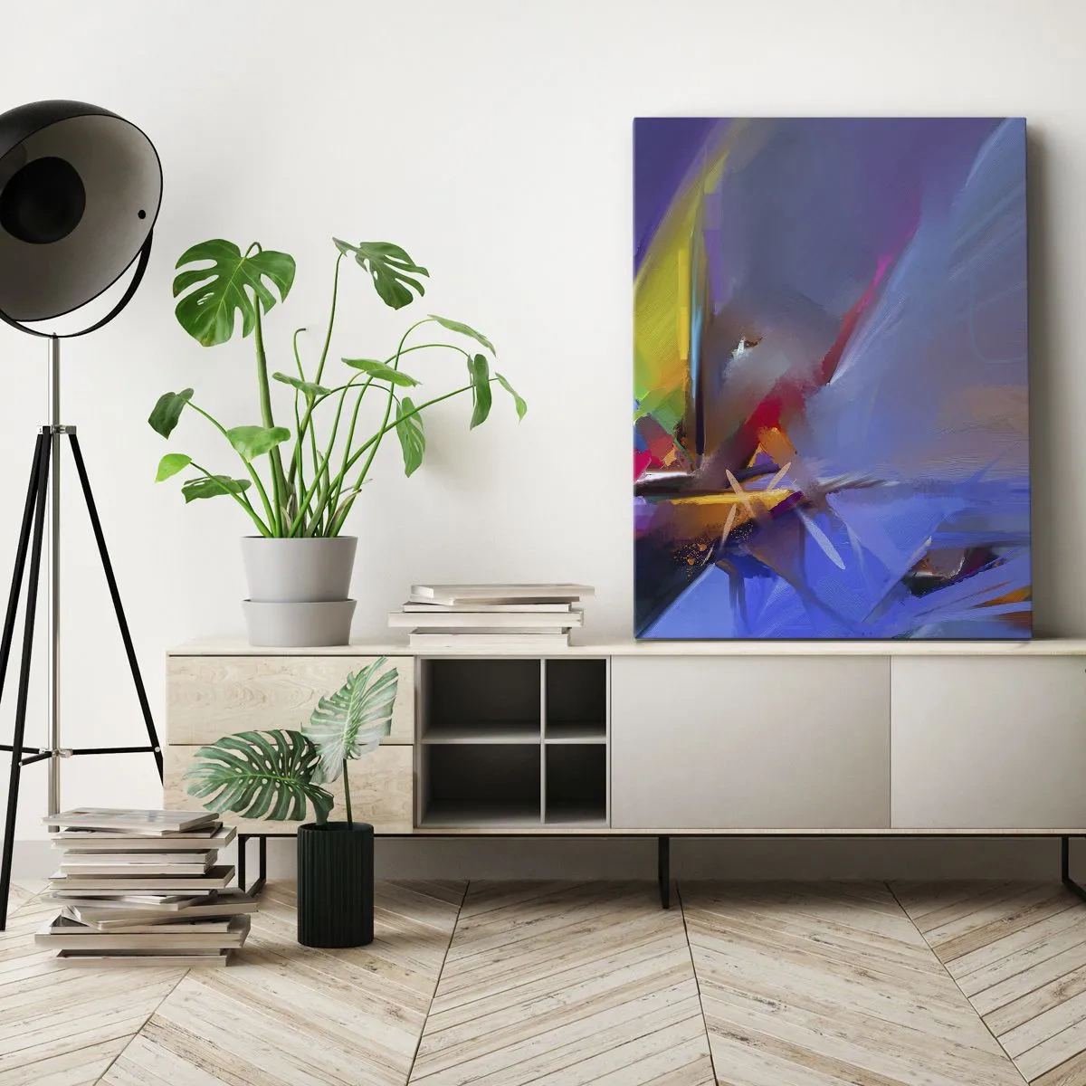 Quadro em tela - Como as asas de um pássaro - 50x70 cm
