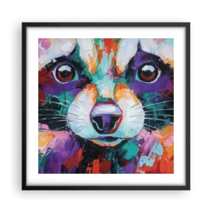 Pôster com moldura preta - Apenas boas emoções - 50x50 cm