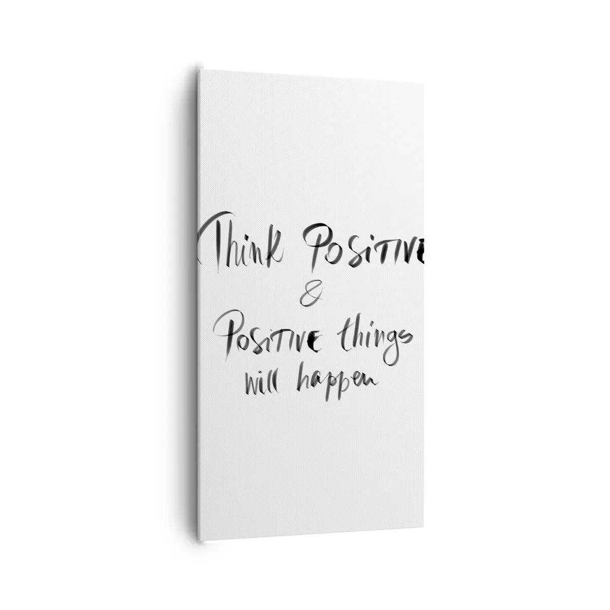 Quadro em tela - Como viver? - 65x120 cm