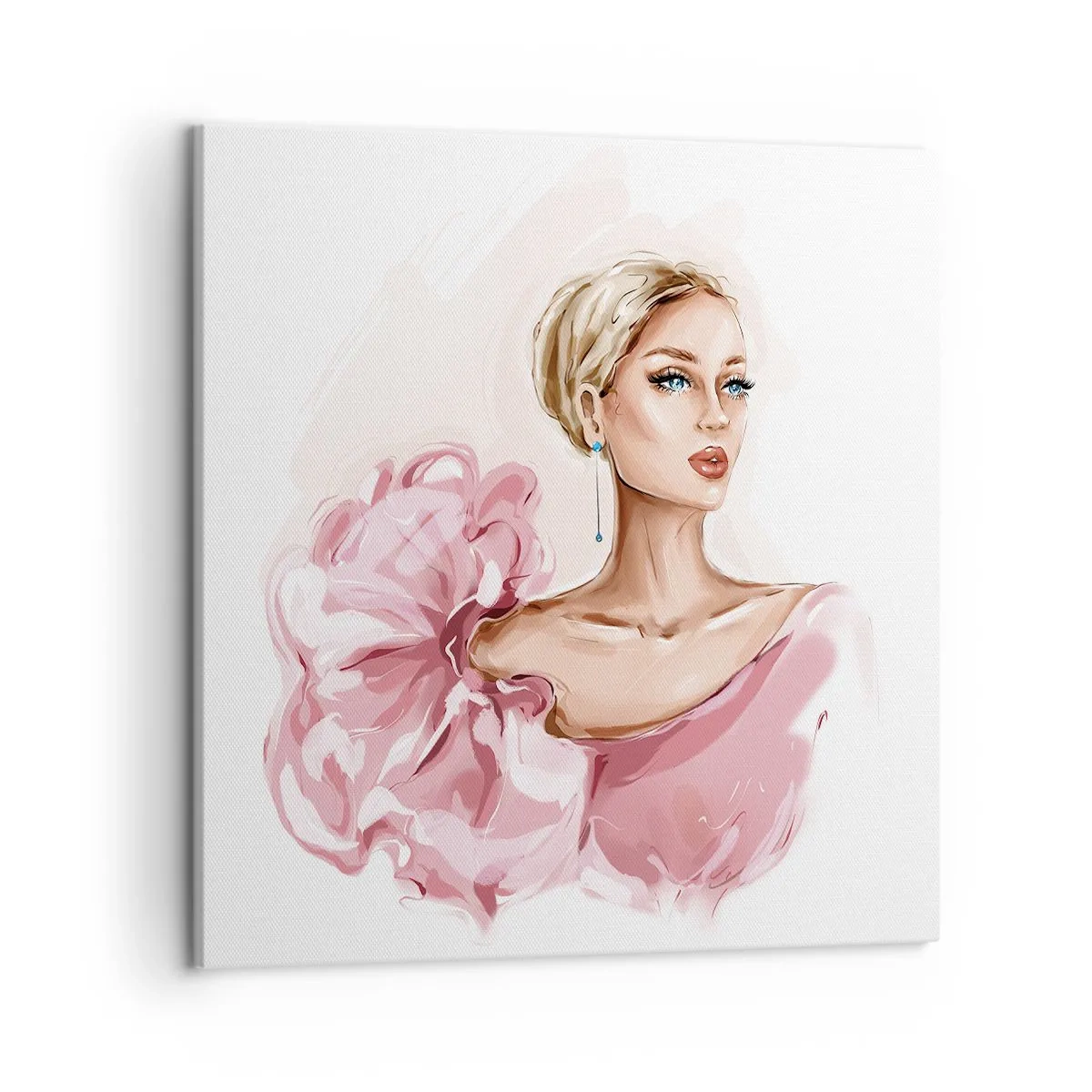 Quadro em tela - Parece pintada... - 50x50 cm