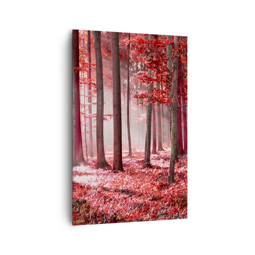 Quadro em tela - O vermelho também é belo - 80x120 cm